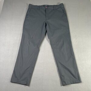 Bluffworks Pants Mens 36x32 Gray Chino Ascender Tailored Fit Performance Preppy‎